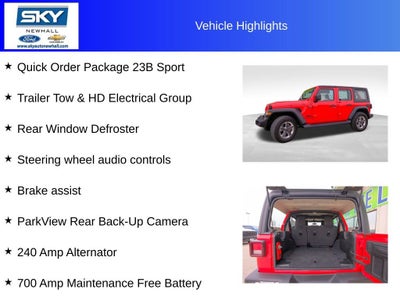 2022 Jeep Wrangler Unlimited Sport