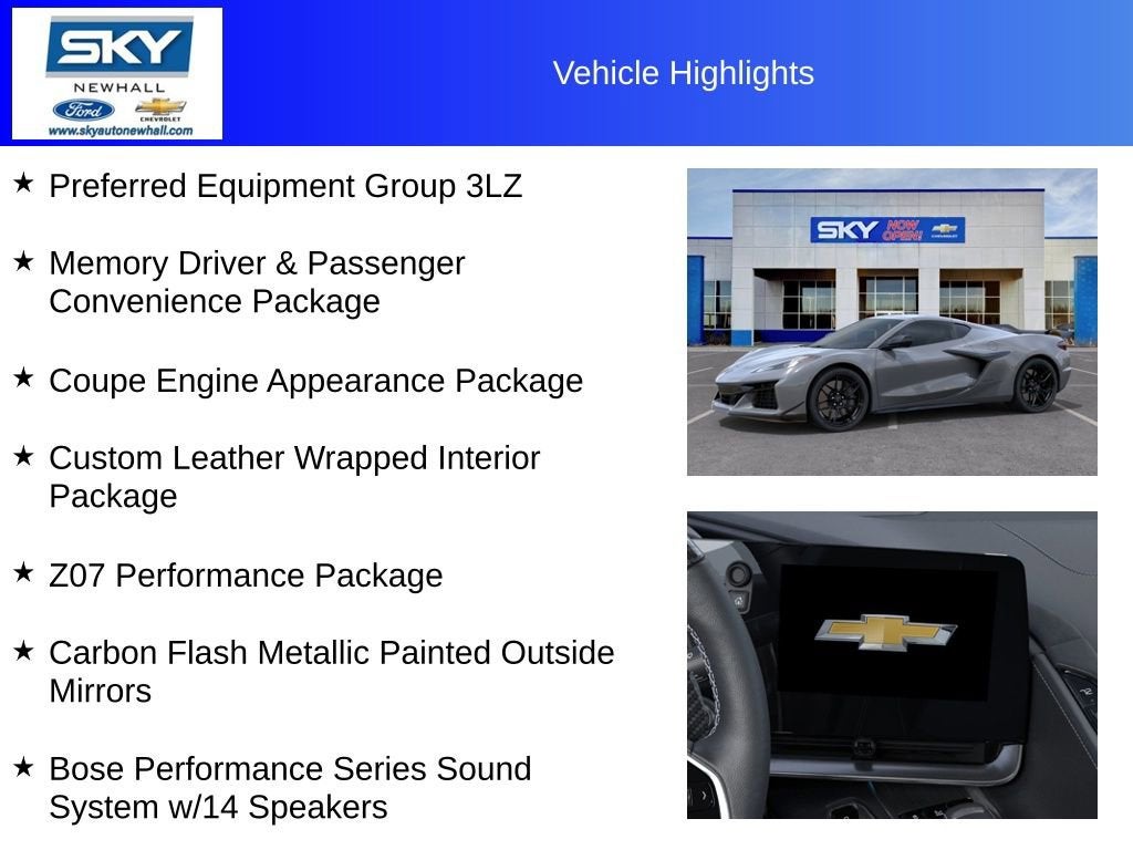 2025 Chevrolet Corvette Z06 3LZ