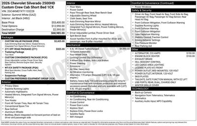 2026 Chevrolet Silverado 2500 HD Custom