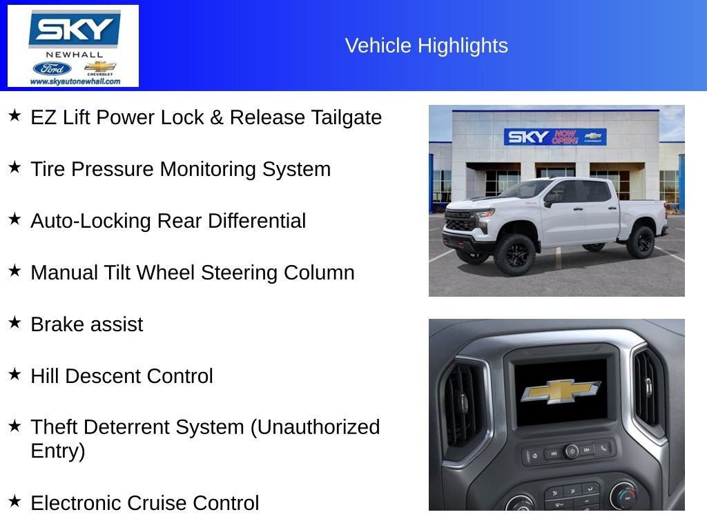 2025 Chevrolet Silverado 1500 Custom Trail Boss