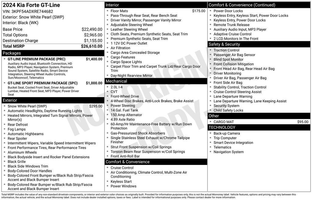 2024 Kia Forte GT-Line