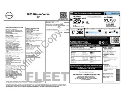 2023 Nissan Versa SV