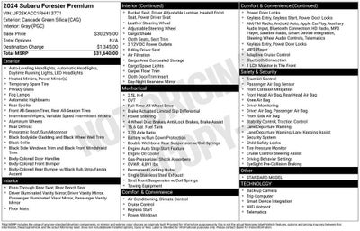 2024 Subaru Forester Premium
