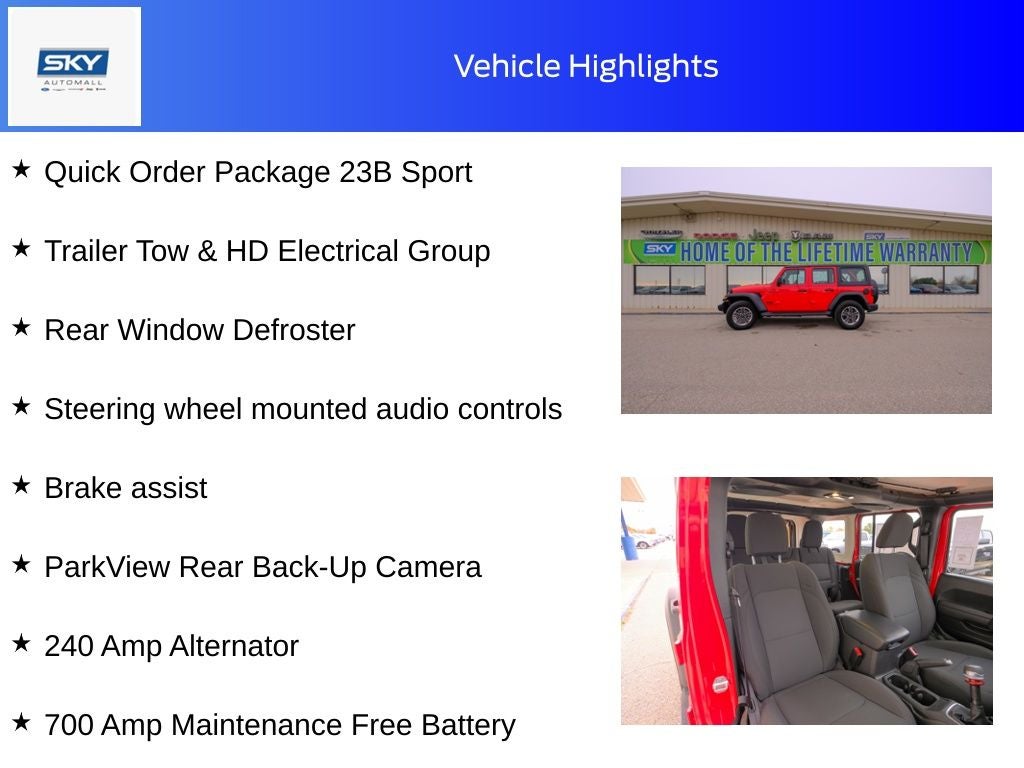 2022 Jeep Wrangler Unlimited Sport 4x4