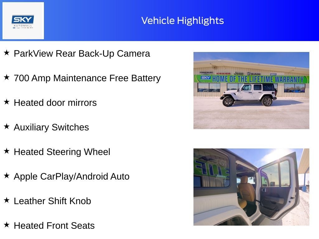 2023 Jeep Wrangler 4xe Sahara 4x4