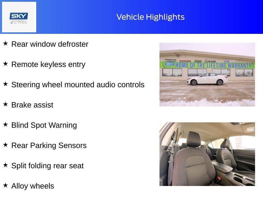 2025 Nissan Altima SV FWD