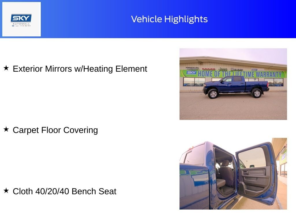 2024 RAM 3500 Tradesman Crew Cab 4x4 6'4' Box