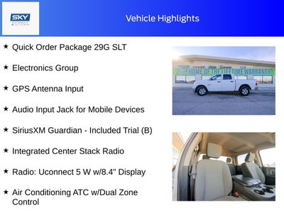 2023 RAM 1500 Classic SLT Crew Cab 4x4 5'7' Box