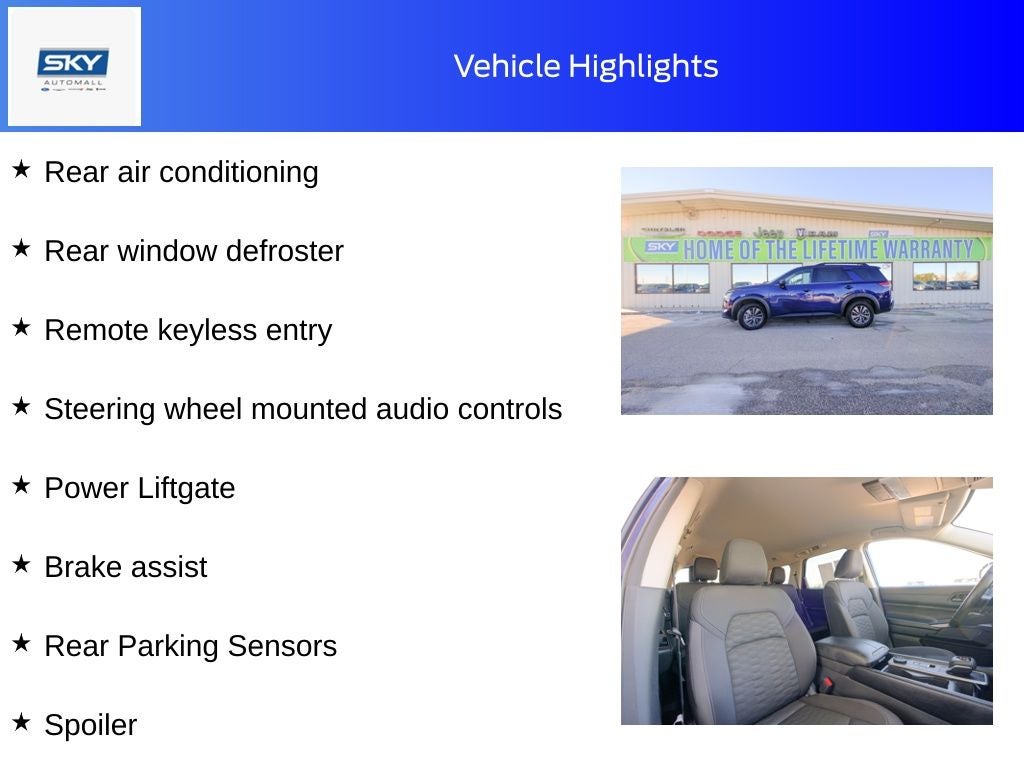 2025 Nissan Pathfinder SV 4WD