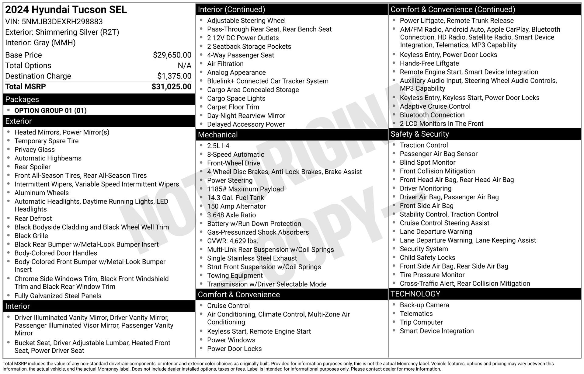 2024 Hyundai Tucson SEL