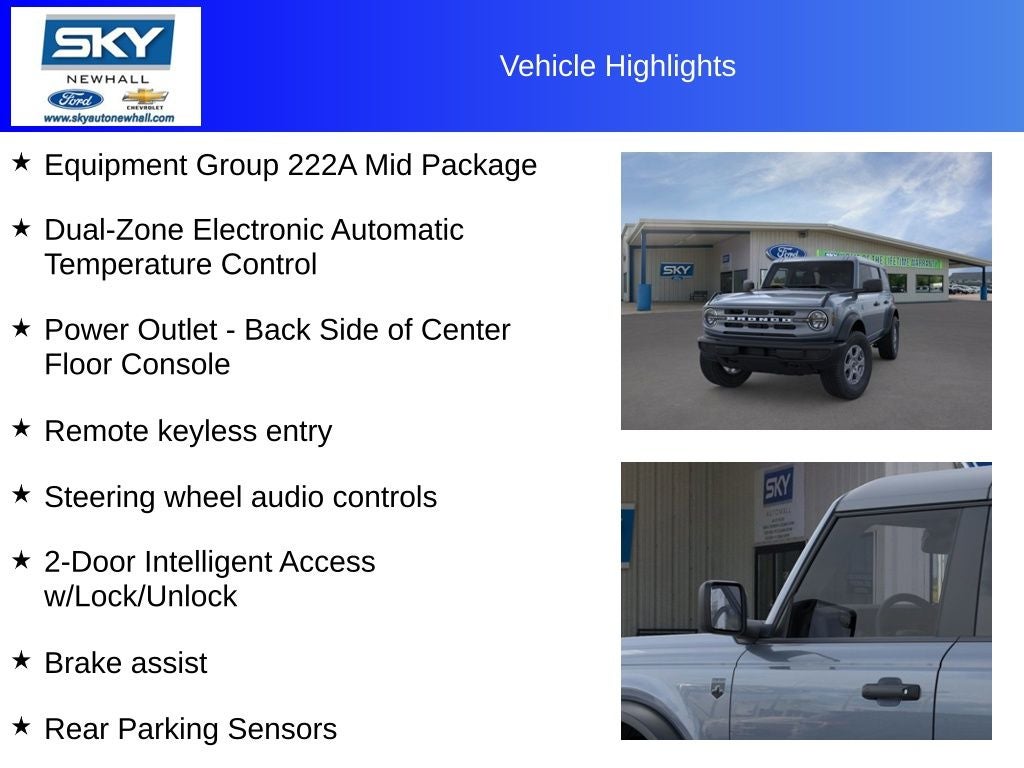 2025 Ford Bronco Big Bend