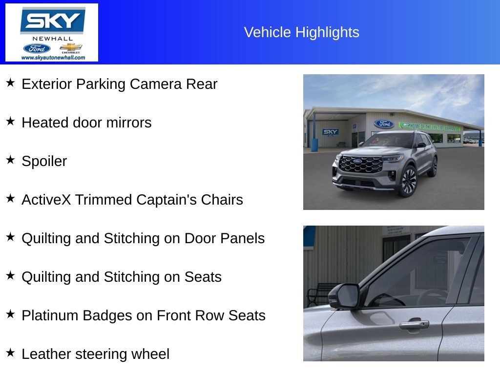 2026 Ford Explorer Platinum