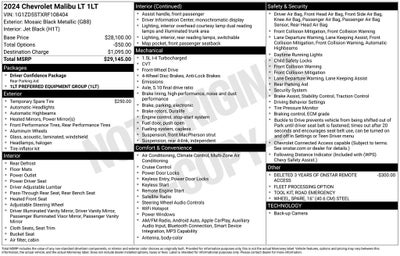 2024 Chevrolet Malibu LT 1LT