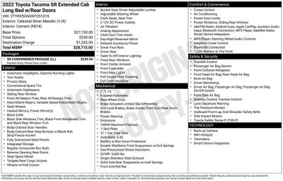 2022 Toyota Tacoma SR5