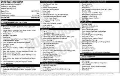 2025 Dodge Hornet GT