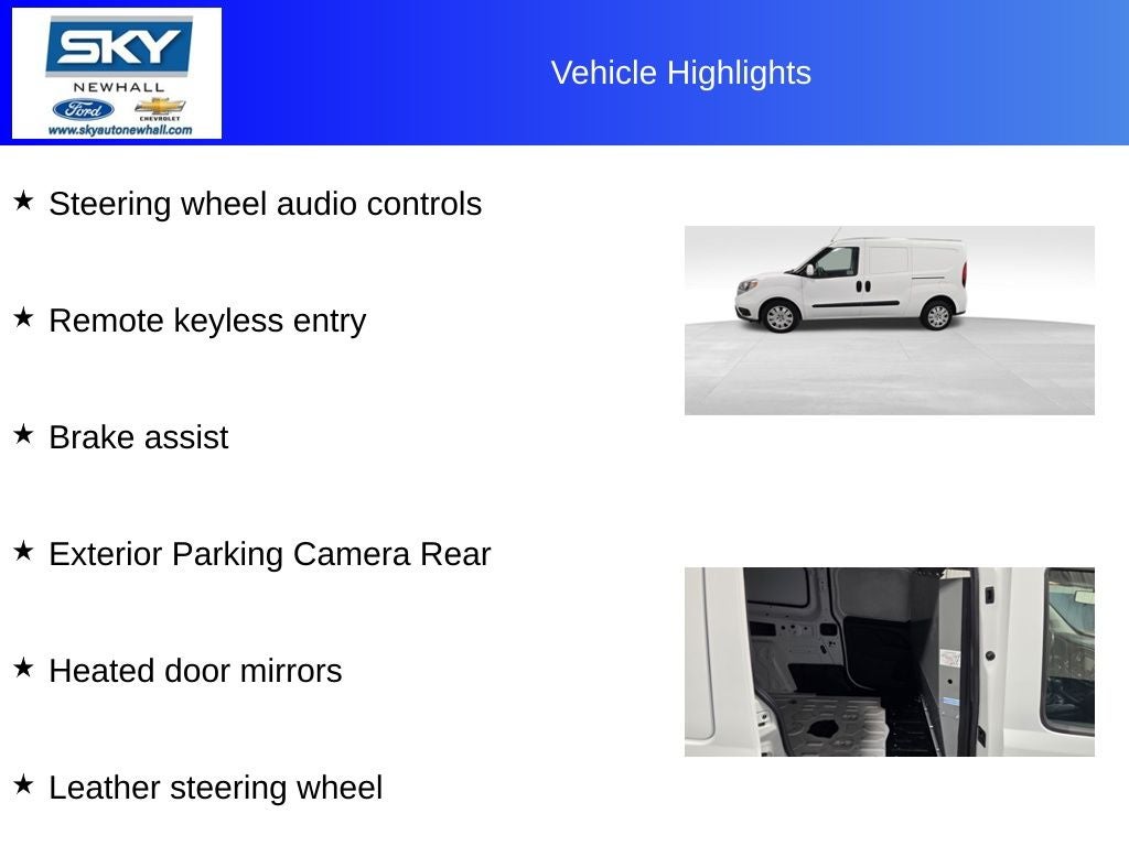 2021 RAM ProMaster City Tradesman SLT