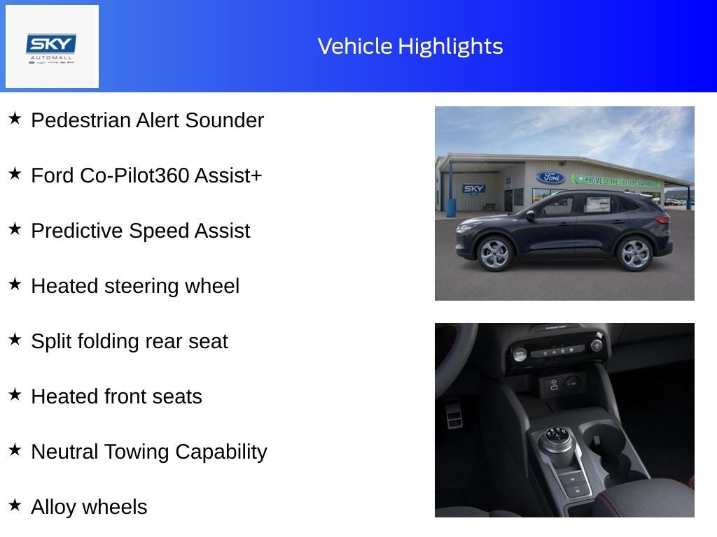 2025 Ford Escape Hybrid ST-Line Select