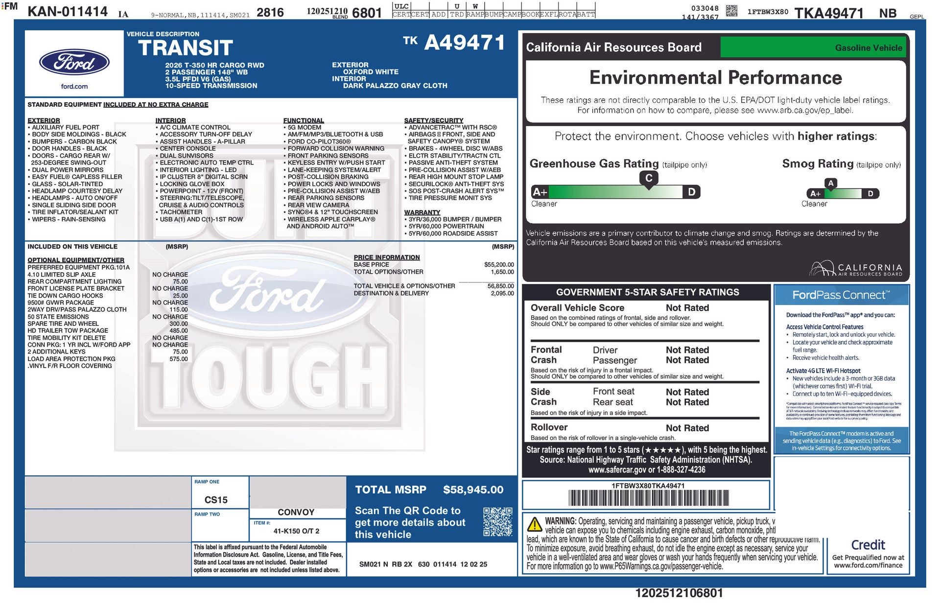 2026 Ford Transit-350 Base